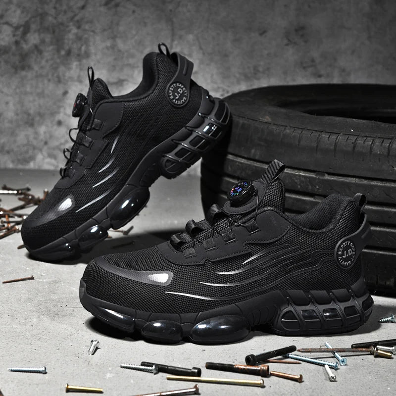 Men’s Tactical Military Boots – Side Zipper & Anti-Slip